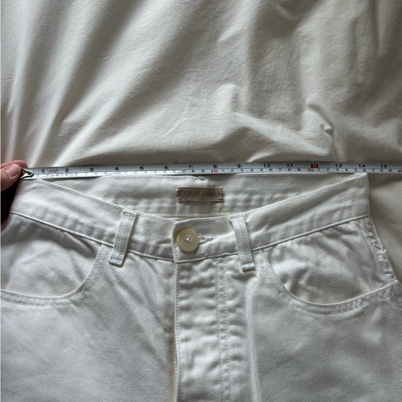 Jesse Kamm California Wide white denim size 2. - Picture 11 of 13